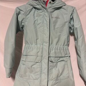 Columbia Light Mint Green Coat Parka